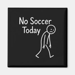 Íman Triste fã de futebol de palito sem pé no Dia dos P