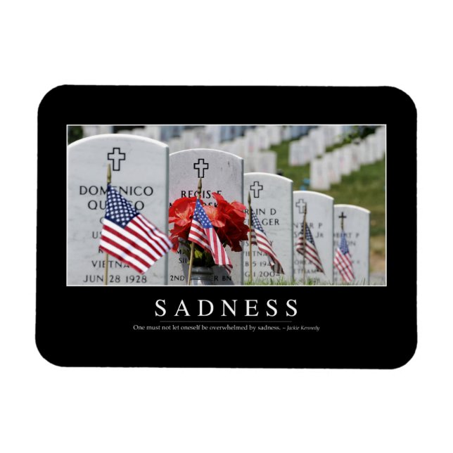 Íman Tristeza: citação inspiracional (Horizontal)