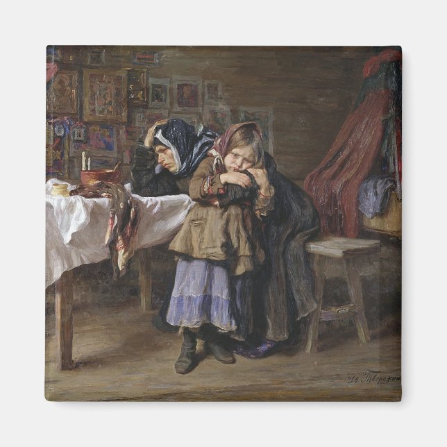 Íman Tristeza e luto (simpatia após o aborto) (Frente)