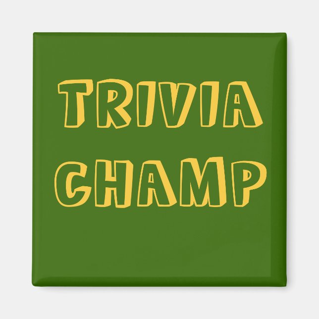 Íman TRIVIA CHAMP - ímã (Frente)