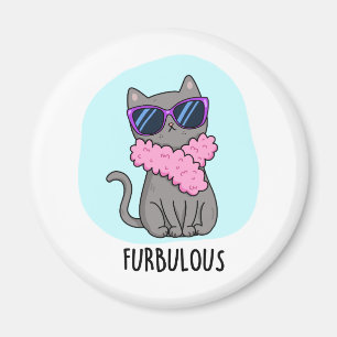 Íman Trocadilho de Gato Elegante E Furtivo