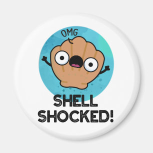 Íman Trocadilho de Seashell de Cute Chocado