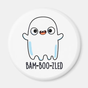 Íman Trocadilho Ghost Confuso de Halloween