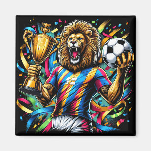 Íman Troféu de Futebol Campeão de Futebol Leão Vitória