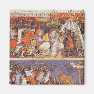 Íman Trojan que invadem o acampamento grego