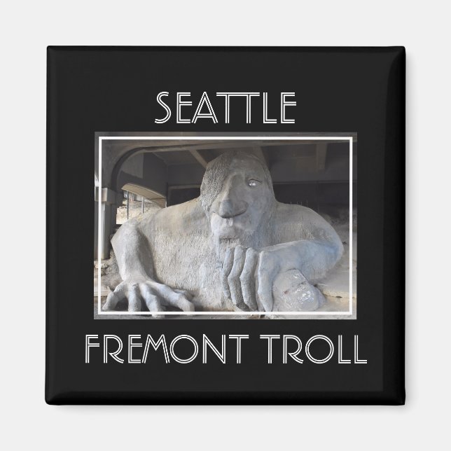 Íman Troll Magnet Seattle Fremont (Frente)