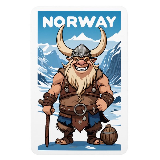 Íman Troll norueguês (Vertical)