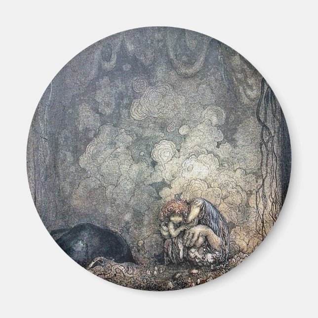 Íman Troll segurando filho (Frente)