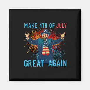 Íman Trollando Trump Faça 4 De Julho Grande Novamente F