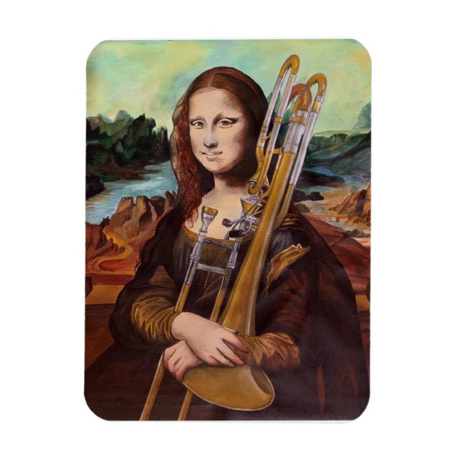Íman Trombona Lisa Magnet (Vertical)