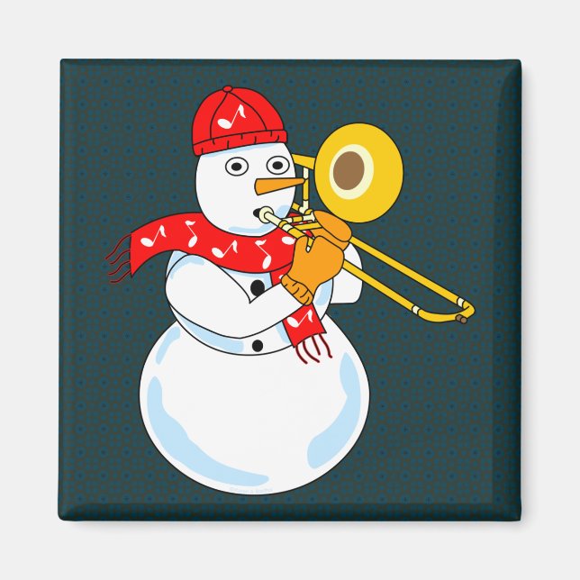 Íman Trombone Snowman (Frente)