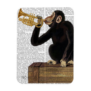 Íman Trompete de Jogar Macaco 2