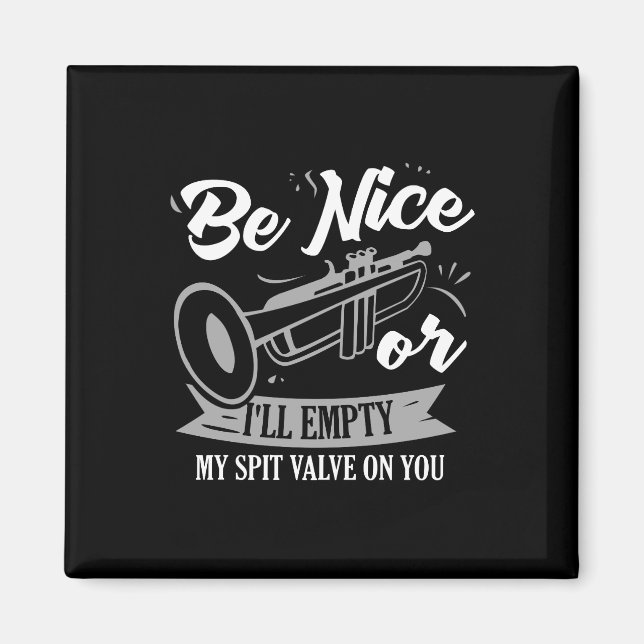 Íman Trompetes - Válvula De Escória (Frente)