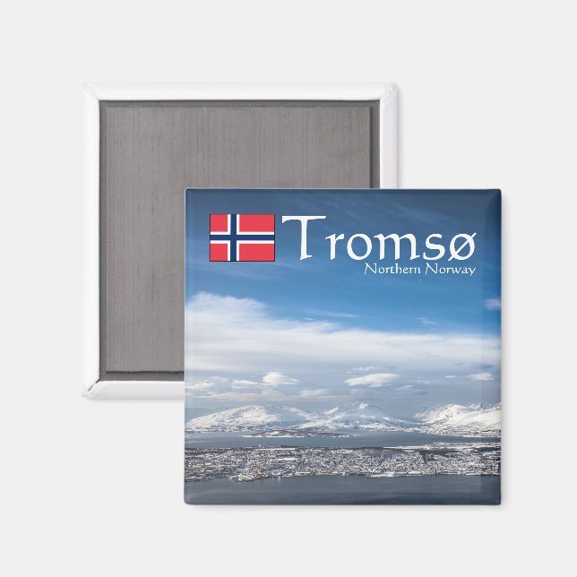 Íman Tromso Norway Souvenir (Front/Back)