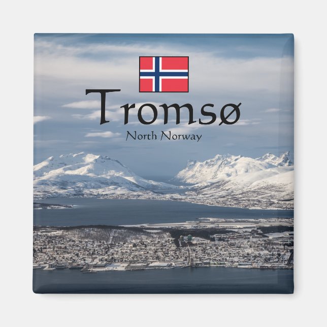 Íman Tromso Norway Souvenir (Frente)