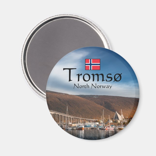 Íman Tromso Norway Souvenir (Front/Back)