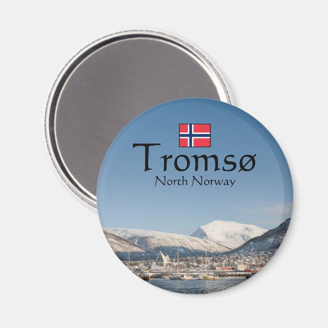 Íman Tromso Norway Souvenir (Front/Back)