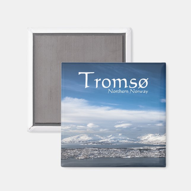 Íman Tromso Norway Souvenir (Front/Back)