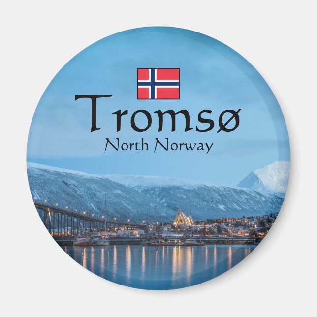 Íman Tromso Norway Souvenir (Frente)
