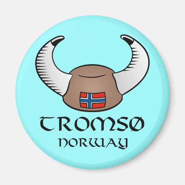 Íman Tromso Norway Viking Hat (Frente)