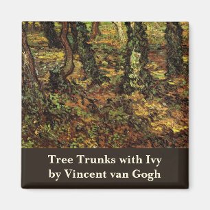 Íman Troncos de Árvores com Hera por Vincent van Gogh