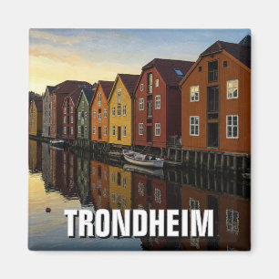 Íman Trondheim Bakklandet Viagem da Noruega