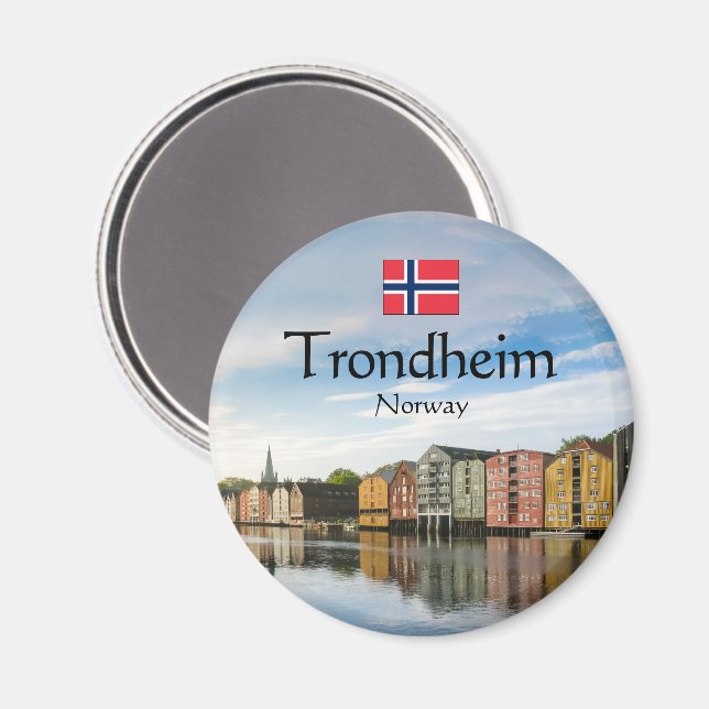 Íman Trondheim Noruega (Front/Back)