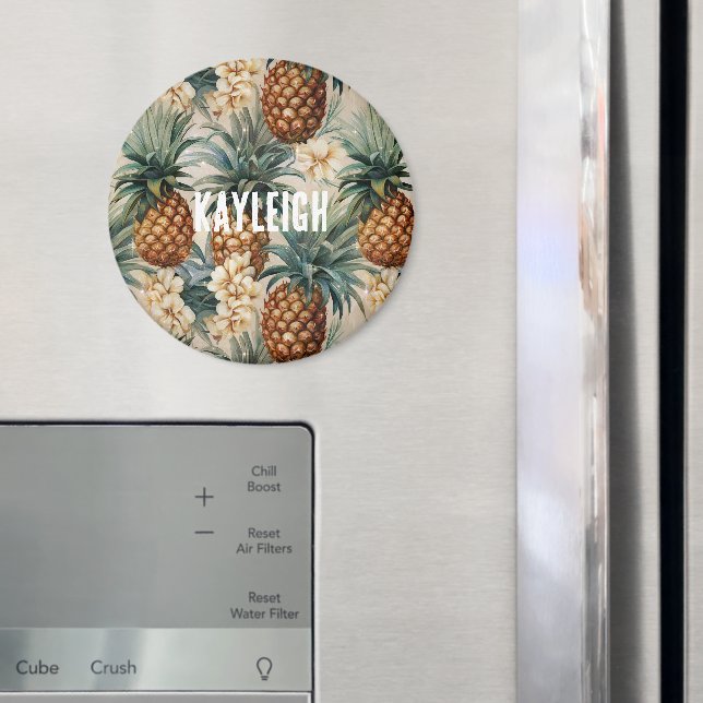 Íman Tropical Abacaxis Floral (In Situ (Fridge))