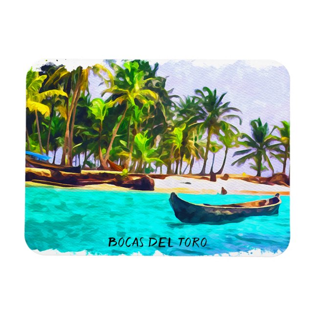 Íman Tropical Bocas del Toro Panamá (Horizontal)