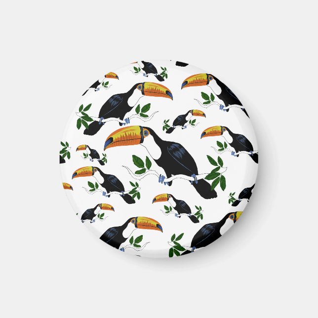 Íman Tropical Toucans - Playful Jungle (Frente)