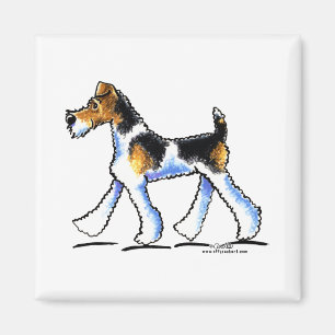 Íman Trote do Fox Terrier do fio