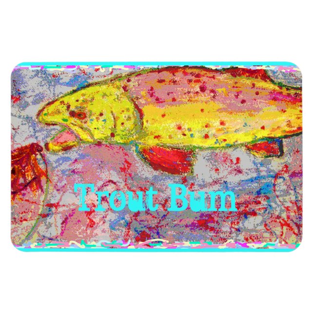 Íman Trout Bum (Horizontal)