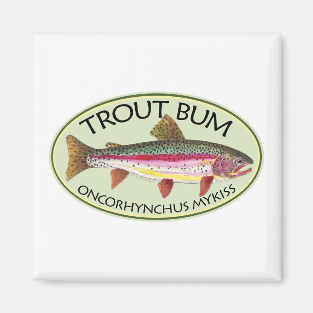 Íman Trout Bum Fisheries (Frente)