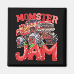 Íman Truck Jam Mamãe Momster Boy Mamãe Birthday Mães Da