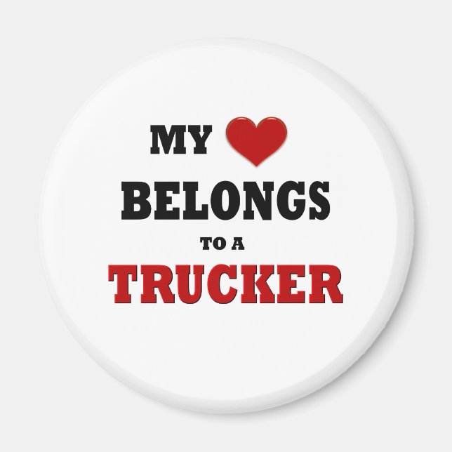 Íman Trucker Love (Frente)