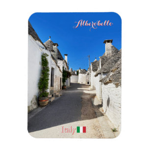 Íman trulli de Alberobello na Itália, viagem a Bari
