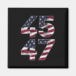 Íman Trump 2024 45 47 Vintage EUA