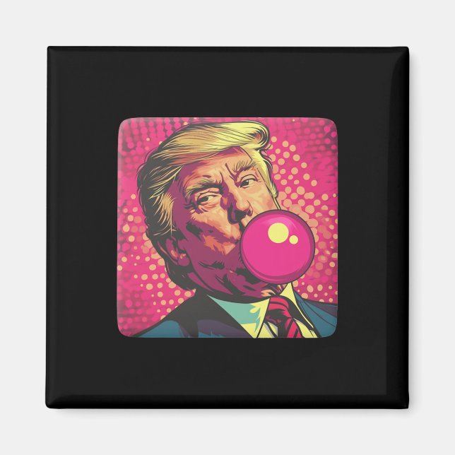 Íman Trump 2024 Bubble Gum Pop (Frente)