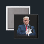 Íman Trump 2024 Cat MAGA Funny Trump Cat<br><div class="desc">Trump 2024 Cat MAGA Funny Trump Cat</div>