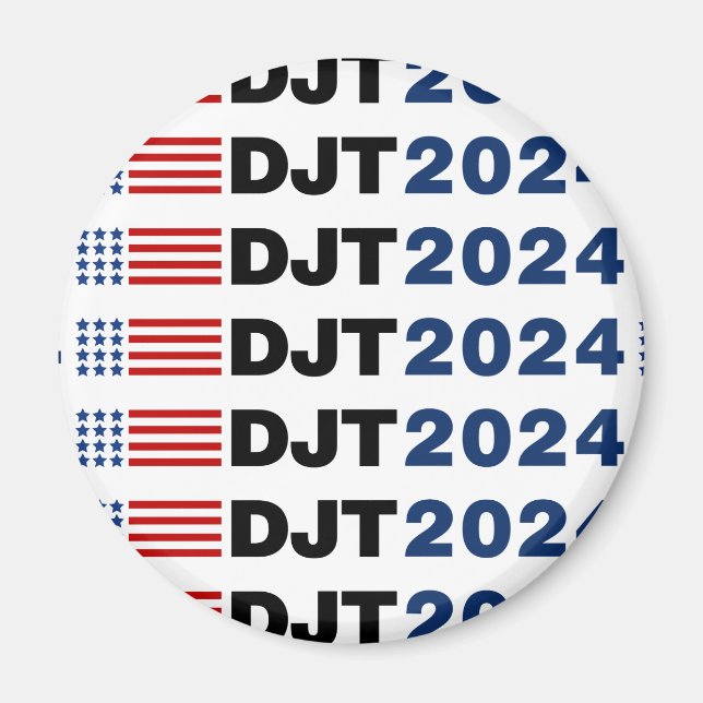 Íman Trump 2024 DJT (Frente)