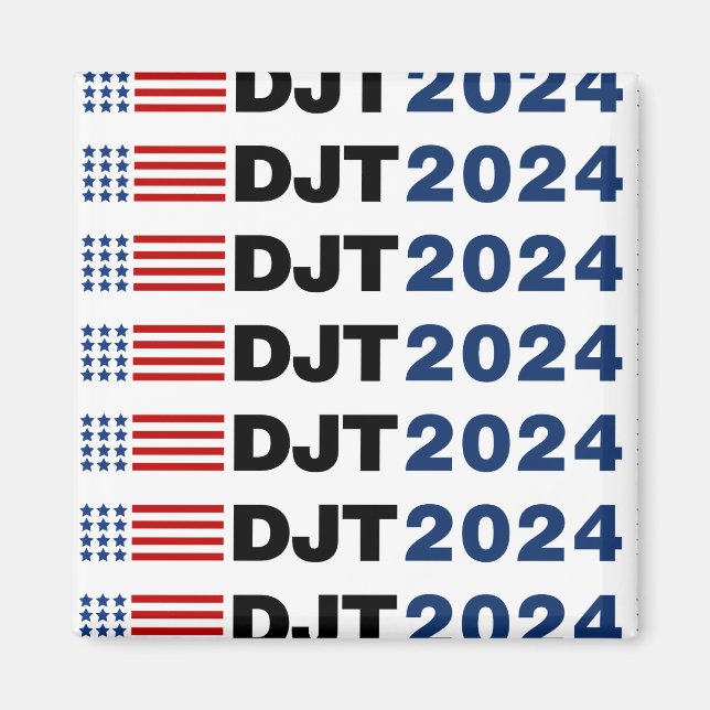 Íman Trump 2024 DJT (Frente)