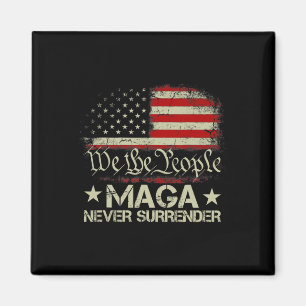 Íman Trump 2024 Mega Nunca Entregue A Bandeira American