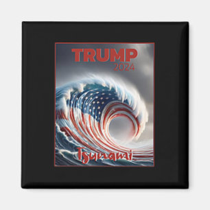 Íman Trump 2024 Onda Vermelha Tsunami EUA Eleição Votaç