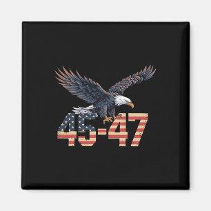 Íman Trump 2024, Presidente 45 E 47, Bandeira Americana