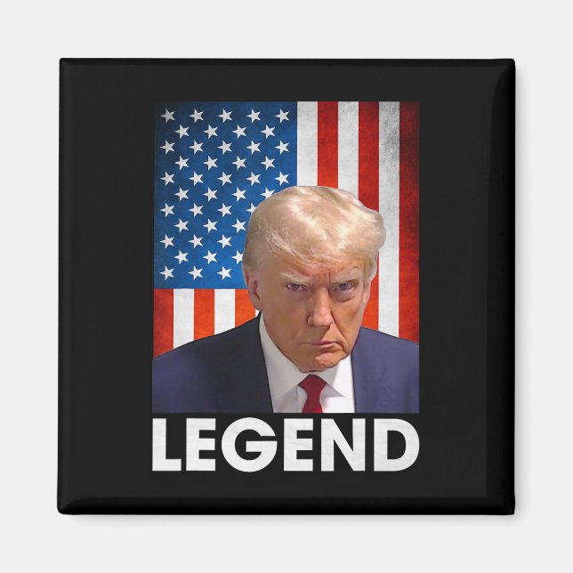 Íman Trump 2024 Presidente Legend American Flag (Frente)