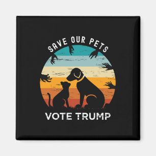 Íman Trump 2024 Presidente Salve Nossos Animais De Anim