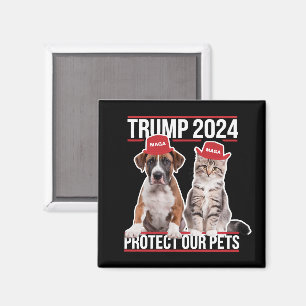 Íman Trump 2024 Proteja Nossos Animais de Estimação Gat