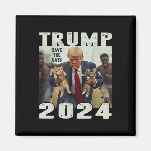 Íman Trump 2024 Salve Os Gatos Dizendo Debate