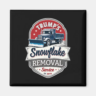 Íman Trump 2024 Serviço de Remoção do Floco de Neve - S
