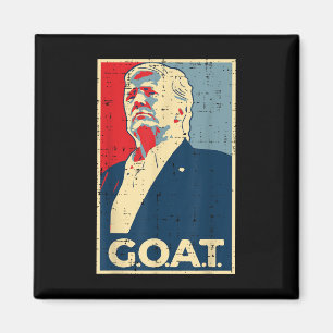 Íman Trump 2024 Shirts Goat Trump Poster 2024 - Uni, Bl